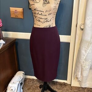 ANTONIO MELANI Deep Purple Pencil Skirt